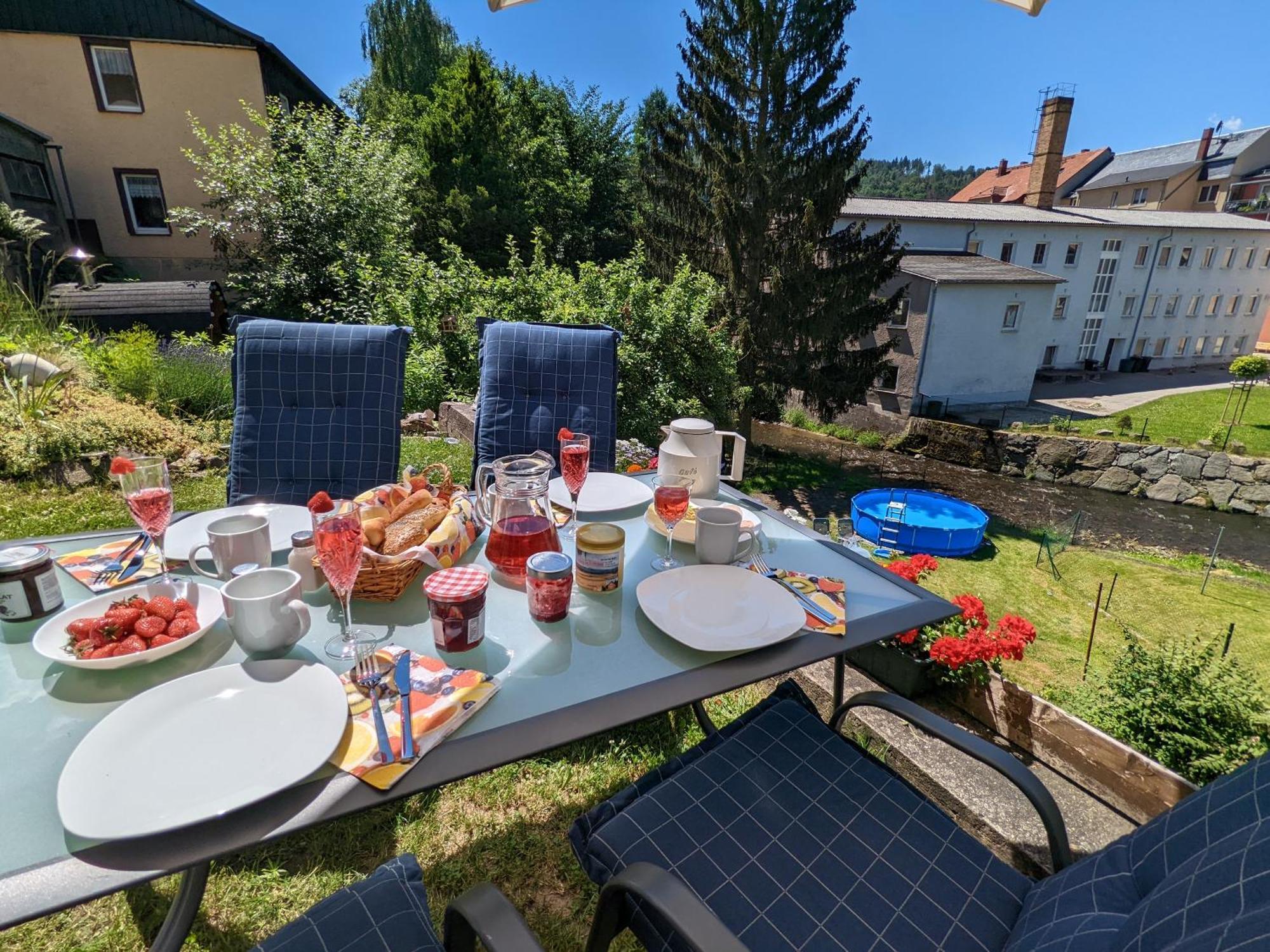 Famzi - Urlaubsmagie - Familienwohnung Mit Gemeinschaftsgarten, -Sauna & -Pool Sebnitz Ngoại thất bức ảnh